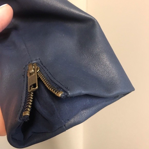 CURRENT/ELLIOTT Leather Jacket. SZ (1) - Picture 5 of 8